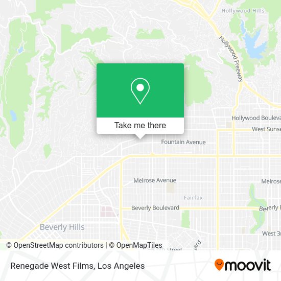 Renegade West Films map