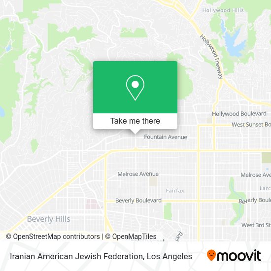 Mapa de Iranian American Jewish Federation