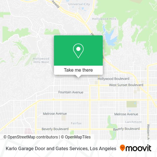 Mapa de Karlo Garage Door and Gates Services