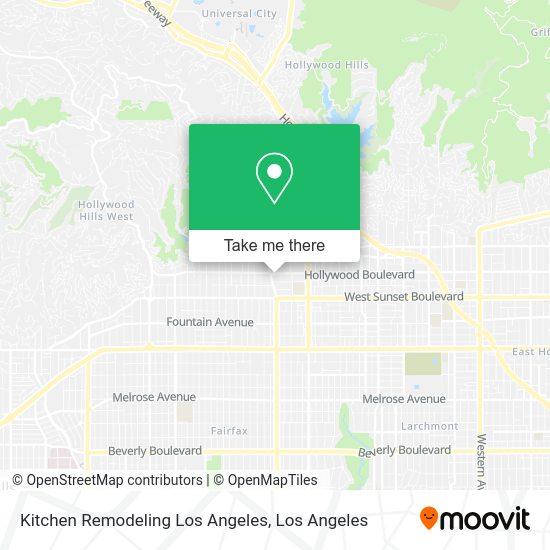 Mapa de Kitchen Remodeling Los Angeles