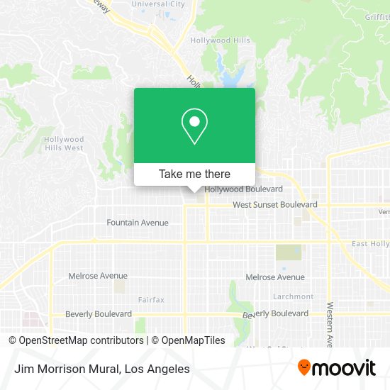 Mapa de Jim Morrison Mural