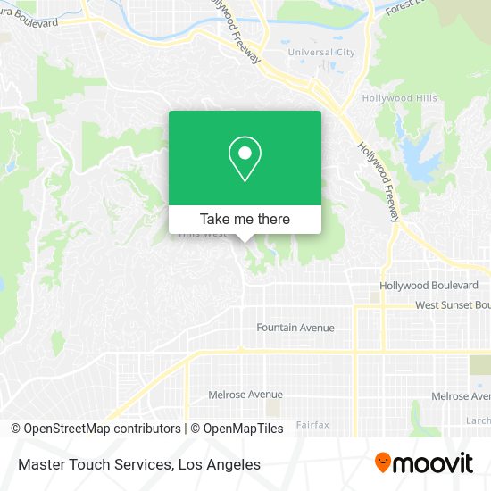 Master Touch Services map