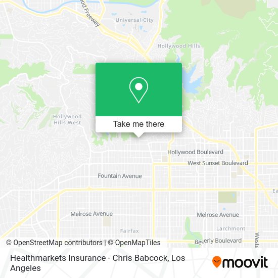 Healthmarkets Insurance - Chris Babcock map