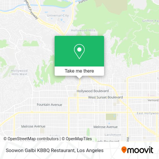 Soowon Galbi KBBQ Restaurant map