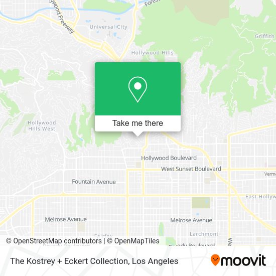 The Kostrey + Eckert Collection map