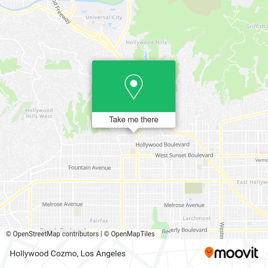 Hollywood Cozmo map