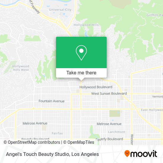 Mapa de Angel's Touch Beauty Studio