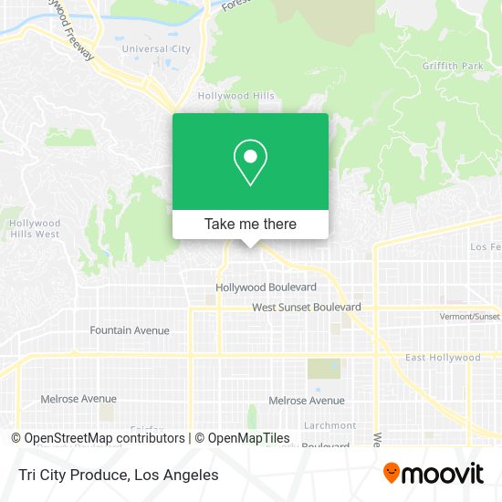 Tri City Produce map