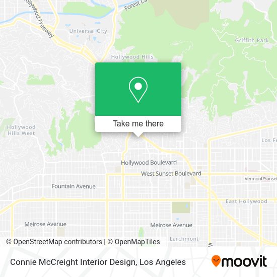 Mapa de Connie McCreight Interior Design