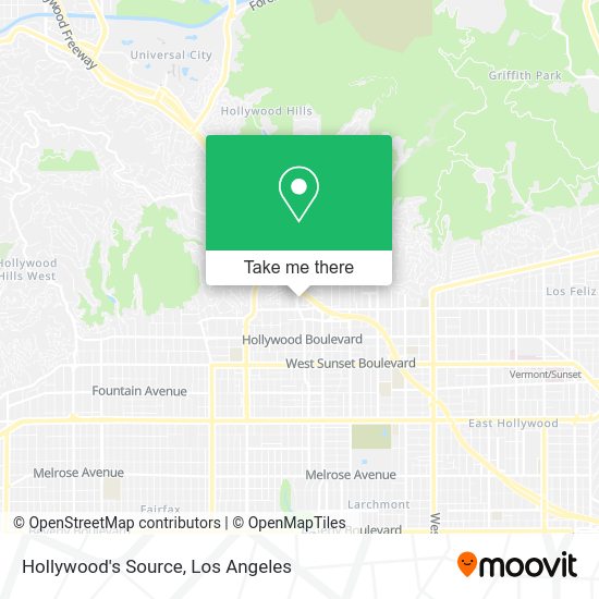 Hollywood's Source map