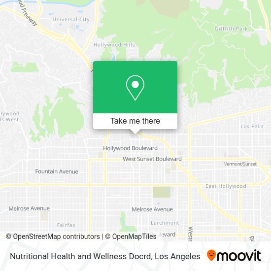 Mapa de Nutritional Health and Wellness Docrd