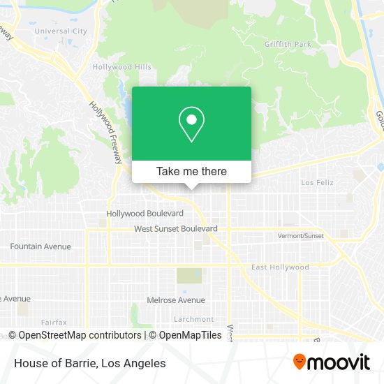 House of Barrie map