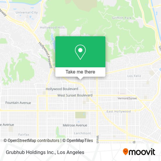 Grubhub Holdings Inc. map