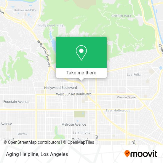 Mapa de Aging Helpline
