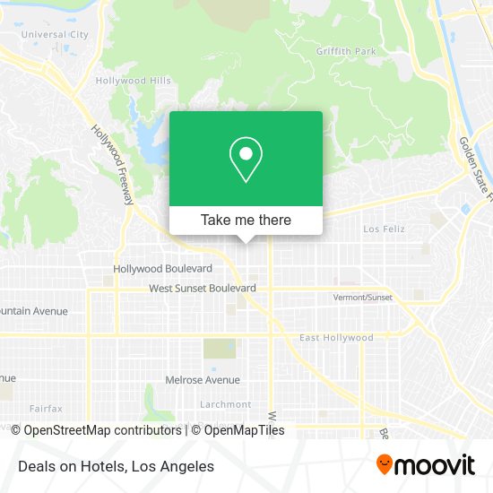 Deals on Hotels map