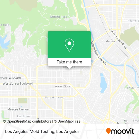 Mapa de Los Angeles Mold Testing