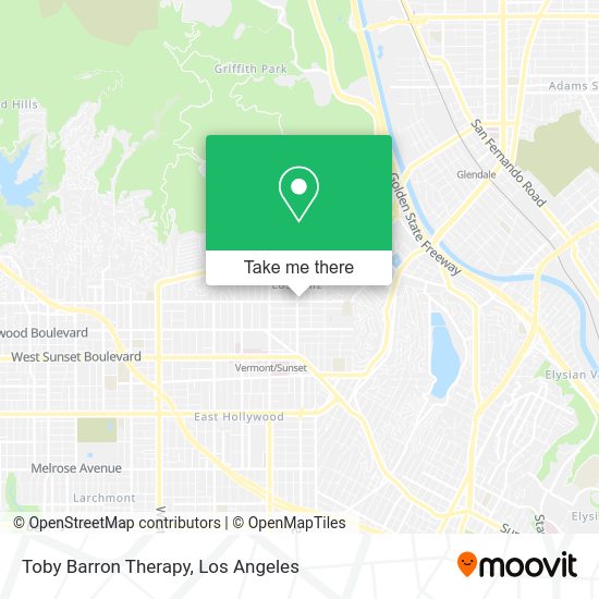 Toby Barron Therapy map