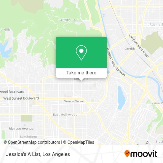Jessica's A List map