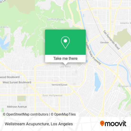 Wellstream Acupuncture map