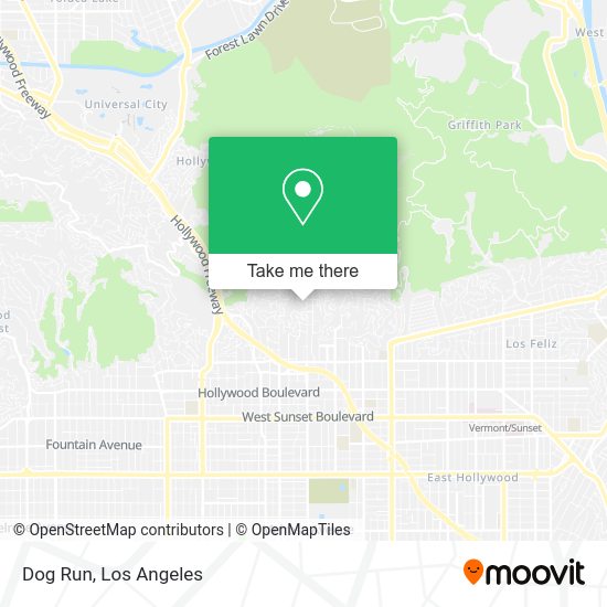 Mapa de Dog Run