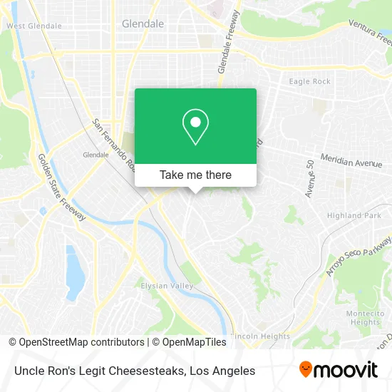 Mapa de Uncle Ron's Legit Cheesesteaks