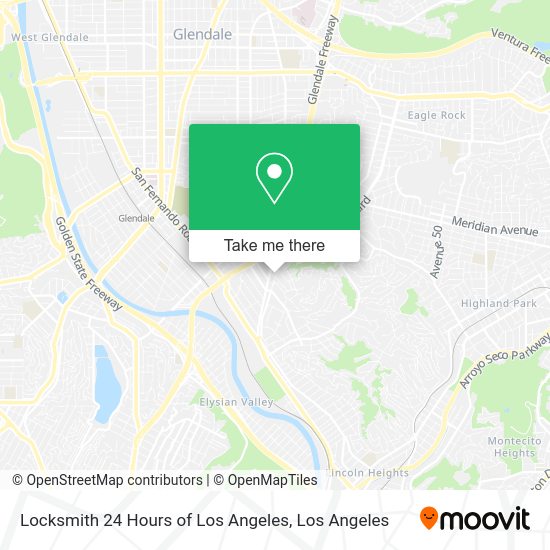 Mapa de Locksmith 24 Hours of Los Angeles