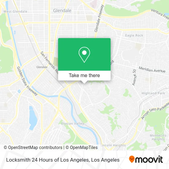 Mapa de Locksmith 24 Hours of Los Angeles