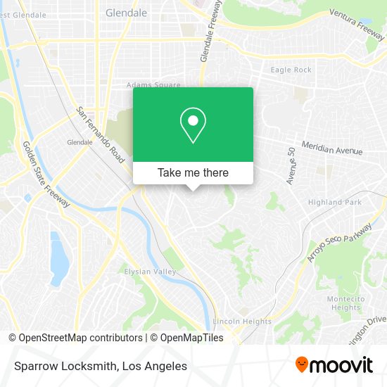 Sparrow Locksmith map