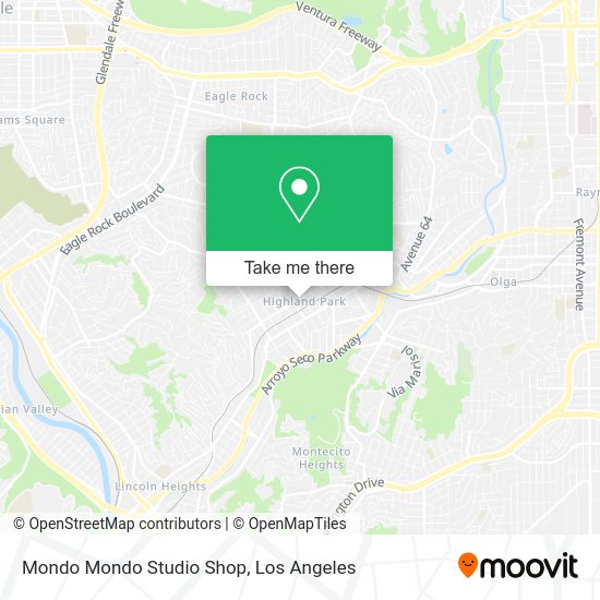 Mondo Mondo Studio Shop map