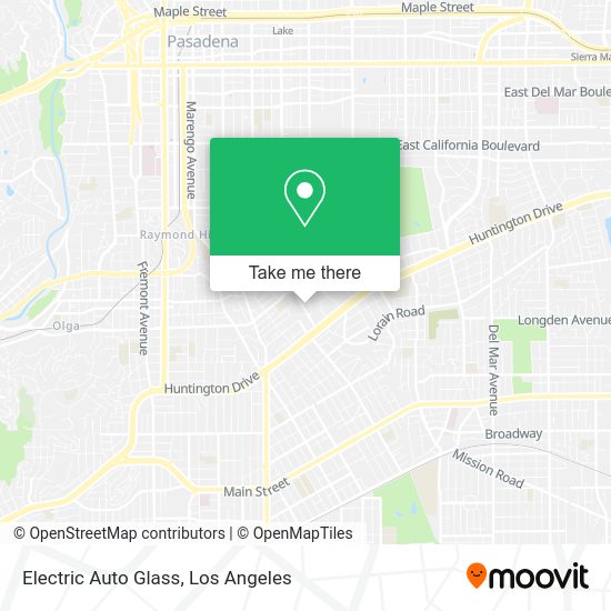 Electric Auto Glass map