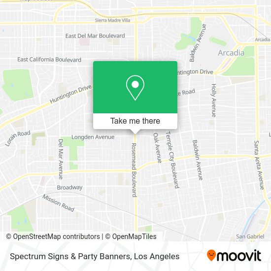 Spectrum Signs & Party Banners map