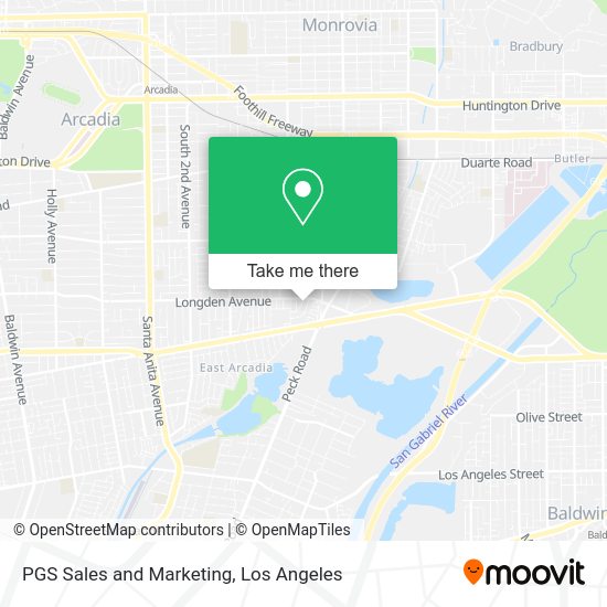 PGS Sales and Marketing map