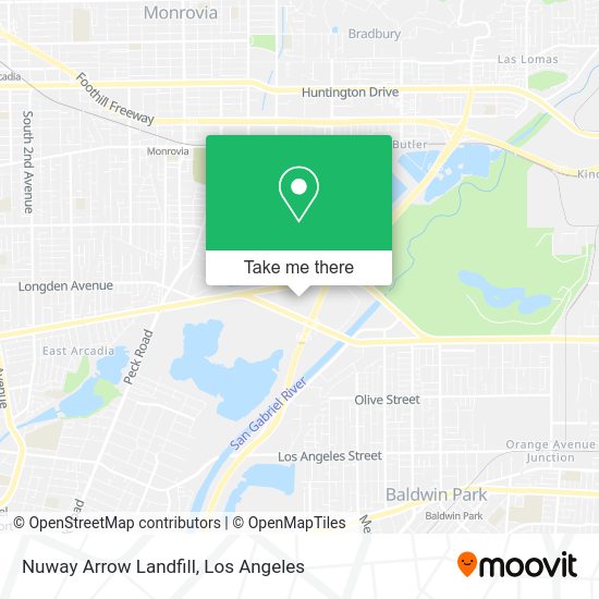 Nuway Arrow Landfill map