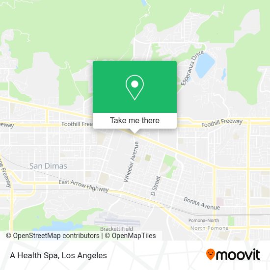 Mapa de A Health Spa