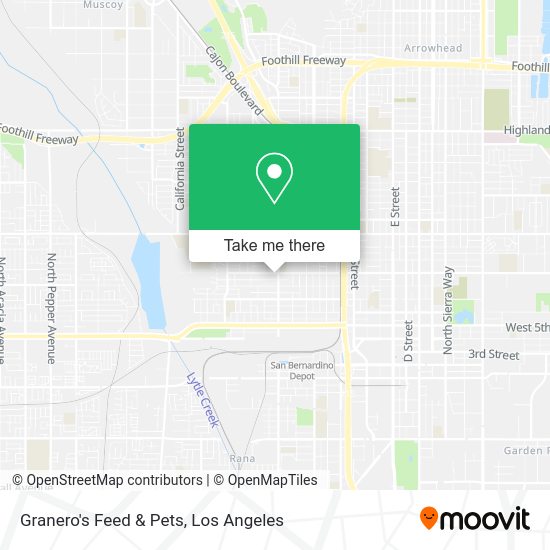 Granero's Feed & Pets map