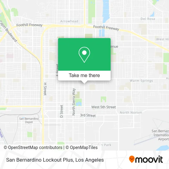 San Bernardino Lockout Plus map