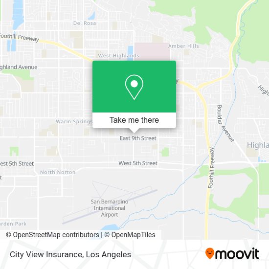 City View Insurance map