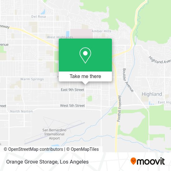 Mapa de Orange Grove Storage