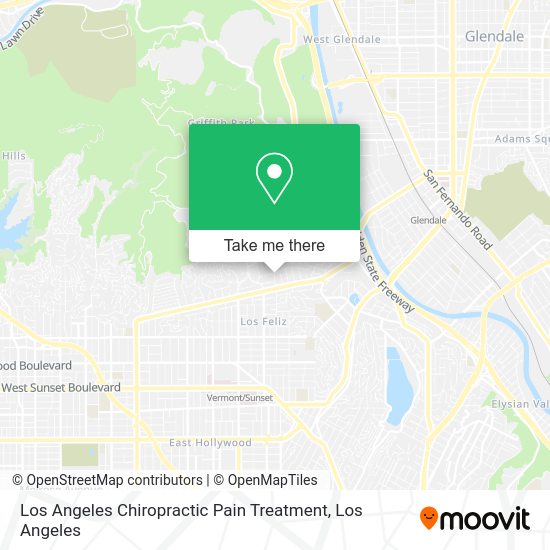 Mapa de Los Angeles Chiropractic Pain Treatment