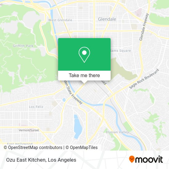 Ozu East Kitchen map