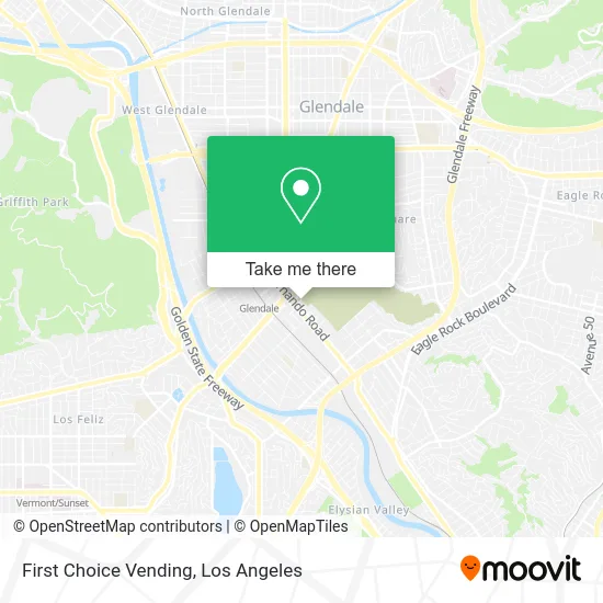 Mapa de First Choice Vending