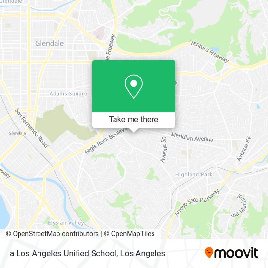Mapa de a Los Angeles Unified School