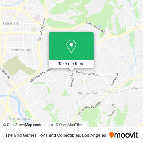 The Grid Games Toy's and Collectibles map