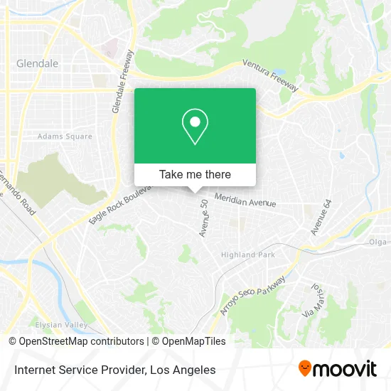 Internet Service Provider map