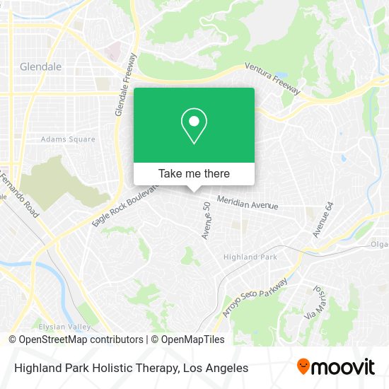 Mapa de Highland Park Holistic Therapy