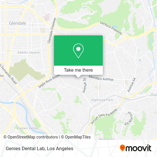 Mapa de Genies Dental Lab