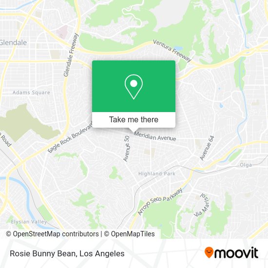 Rosie Bunny Bean map