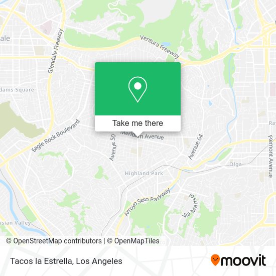 Tacos la Estrella map