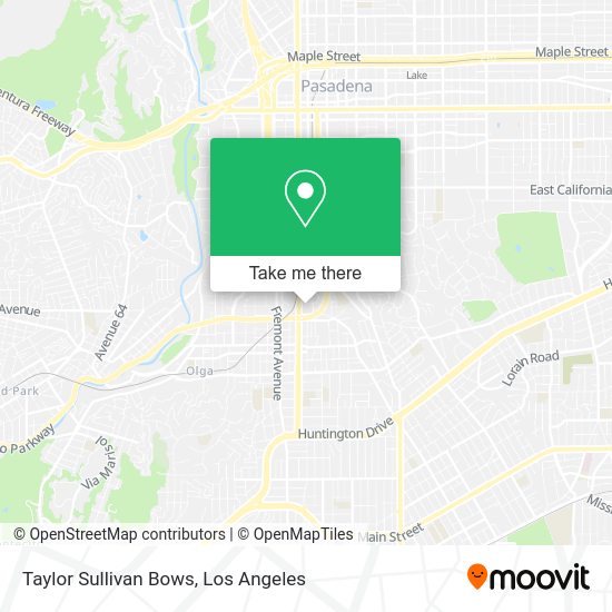 Taylor Sullivan Bows map