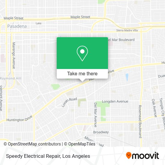 Mapa de Speedy Electrical Repair